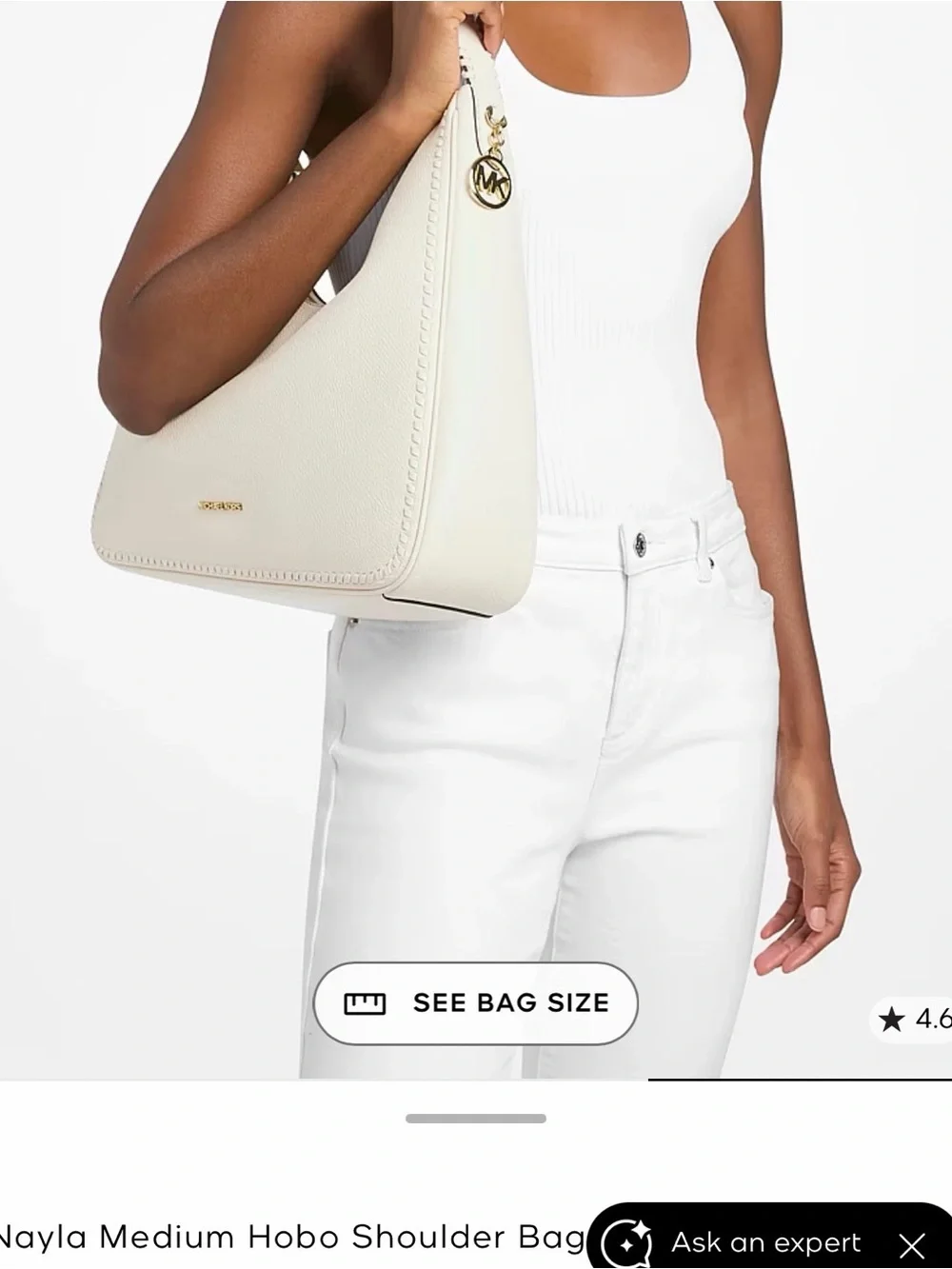 Michael Kors sleek pebbled